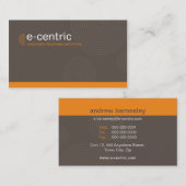 Carte De Visite 028 Julie :: BCard - Dynamic Centric - fumée (Devant / Derrière)