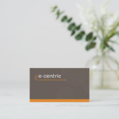 Carte De Visite 028 Julie :: BCard - Dynamic Centric - fumée (Debout devant)