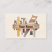 Carte De Visite 02-2021 Outils de menuiserie personnalisables (Devant)