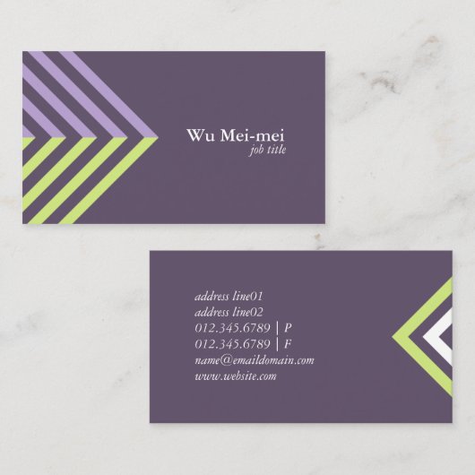 CARTE DE VISITE >>> 04 (Devant / Derrière)