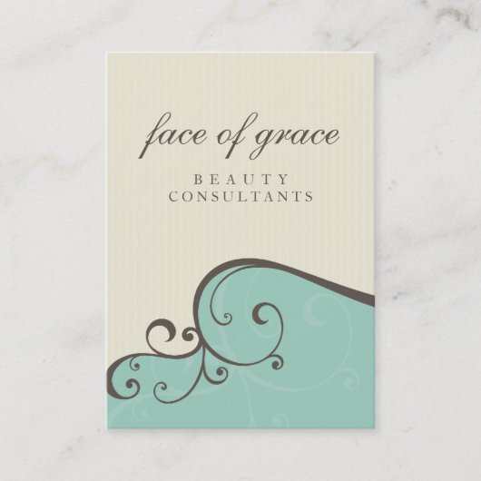 Carte De Visite 044 Rachelle :: élégamment délicate 5 (Devant)