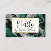 Carte De Visite 100 clous Rendez-vous rappel Rose marbre (Devant)