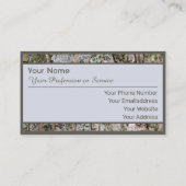 carte de visite 100% naturel bio en bois (Dos)