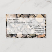 carte de visite 100% naturel bio en bois (Dos)