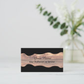 carte de visite 100% naturel bio en bois (Debout devant)