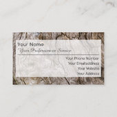 carte de visite 100% naturel bio en bois (Dos)