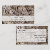 carte de visite 100% naturel bio en bois (Devant / Derrière)