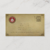 Carte De Visite [100] Ordre de Malte - Armoiries de SMOM (Dos)