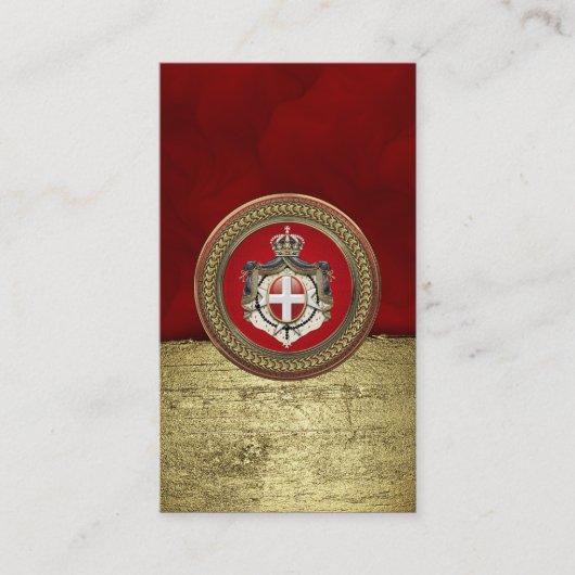 Carte De Visite [100] Ordre de Malte - Armoiries de SMOM (Devant)