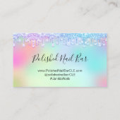 Carte De Visite 100 Rappel de nomination Holographe diamant (Dos)