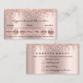 Carte De Visite 100 Rendez-vous rappel de maquillage des médias so (Devant / Derrière)