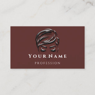 Carte De Visite 100 Rose Coiffeur Lashes Maquillage Skinny