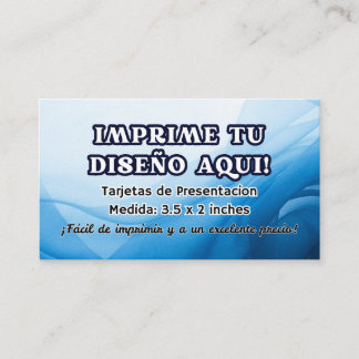 Carte De Visite 100 Tarjetas de Presentacion Imprimir