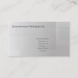 Carte De Visite 10 de base