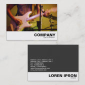 Carte De Visite 12 barres bleues (Devant / Derrière)