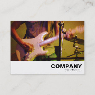 Carte De Visite 12 barres bleues