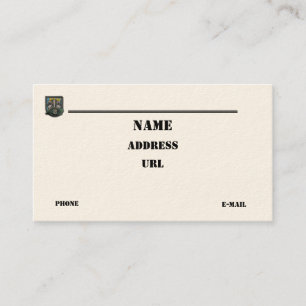 Carte De Visite 12e groupe des forces spéciales vétérinaires ca