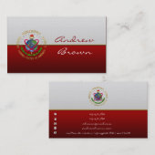 Carte De Visite [154] Agence du renseignement de la défense : Défe (Devant / Derrière)