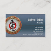 Carte De Visite [154] Calligraphie japonaise - Bushido (Dos)