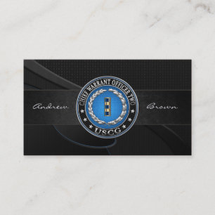 Carte De Visite [154] CG. : Adjudant en chef 2 (CWO2)