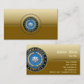 Carte De Visite [154] CG : Commandant (CDR) (Devant / Derrière)