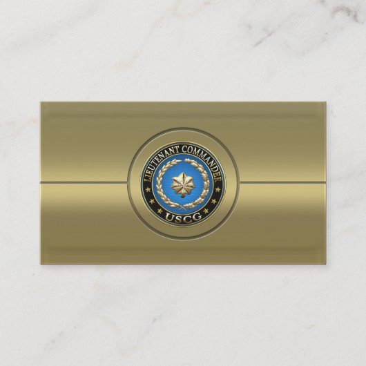 Carte De Visite [154] CG : Lieutenant commandant (LCDR) (Devant)