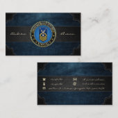 Carte De Visite [154] CG. : Officier marinier de chef principal de (Devant / Derrière)