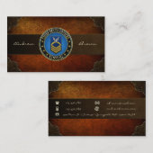 Carte De Visite [154] CG : Premier maître (Devant / Derrière)