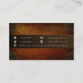 Carte De Visite [154] CG : Premier maître (Dos)