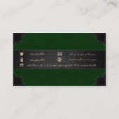 Carte De Visite [154] Croix celtique [Or+Émail] (Dos)