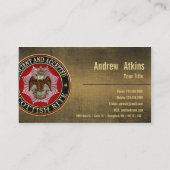 Carte De Visite [154] Eagle à deux têtes de Rite écossais (Dos)