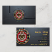 Carte De Visite [154] Eagle à deux têtes de Rite écossais (Devant / Derrière)