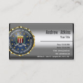 Carte De Visite [154] Edition spéciale de FBI (Dos)