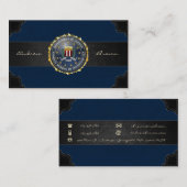 Carte De Visite [154] Edition spéciale de FBI (Devant / Derrière)