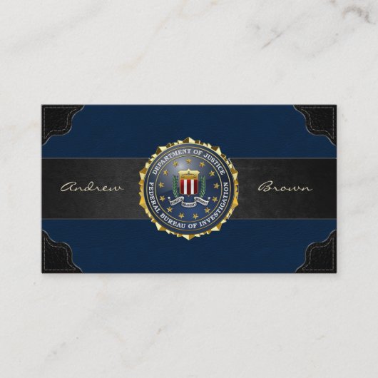 Carte De Visite [154] Edition spéciale de FBI (Devant)