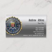 Carte De Visite [154] Edition spéciale de FBI (Dos)