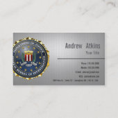 Carte De Visite [154] Edition spéciale de FBI (Dos)