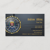 Carte De Visite [154] Edition spéciale de FBI (Dos)