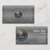 Carte De Visite [154] FBI Special Edition (Devant / Derrière)