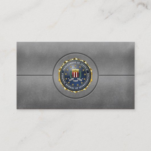 Carte De Visite [154] FBI Special Edition (Devant)