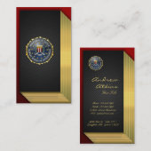 Carte De Visite [154] FBI Special Edition (Devant / Derrière)