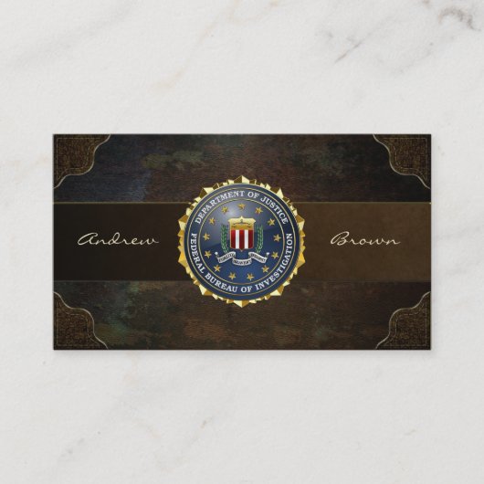 Carte De Visite [154] FBI Special Edition (Devant)