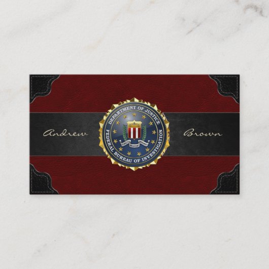 Carte De Visite [154] FBI Special Edition (Devant)