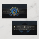 Carte De Visite [154] G.C. : Maître Premier maître de première cla (Devant / Derrière)