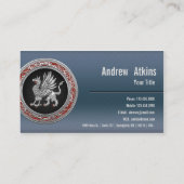 Carte De Visite [154] Griffin d'argent sacré (Dos)