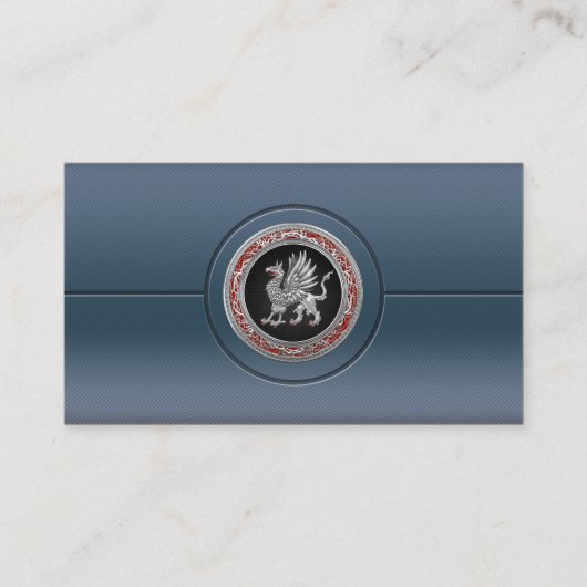 Carte De Visite [154] Griffin d'argent sacré (Devant)