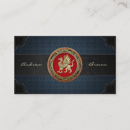 Carte De Visite [154] Griffin d'or sacré (Devant)