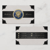 Carte De Visite [154] Insigne de service présidentiel [PSB] (Devant / Derrière)