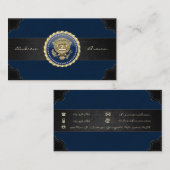 Carte De Visite [154] Insigne de service présidentiel [PSB] (Devant / Derrière)
