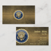 Carte De Visite [154] Insigne de service présidentiel [PSB] (Devant / Derrière)